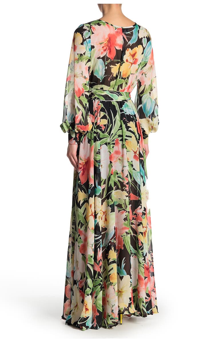 MEGHAN LA Lilypad Maxi Dress, Alternate, color, 