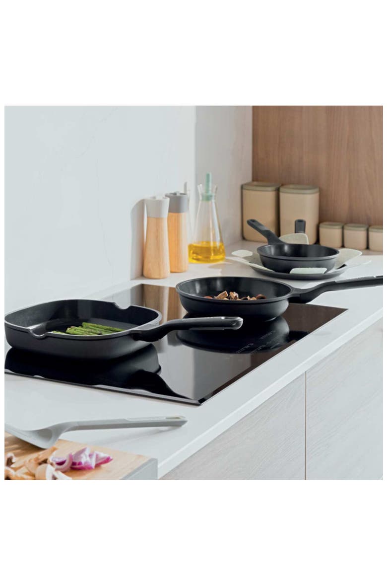 Leo Stone Non-Stick Grill Pan, Alternate, color, BLACK