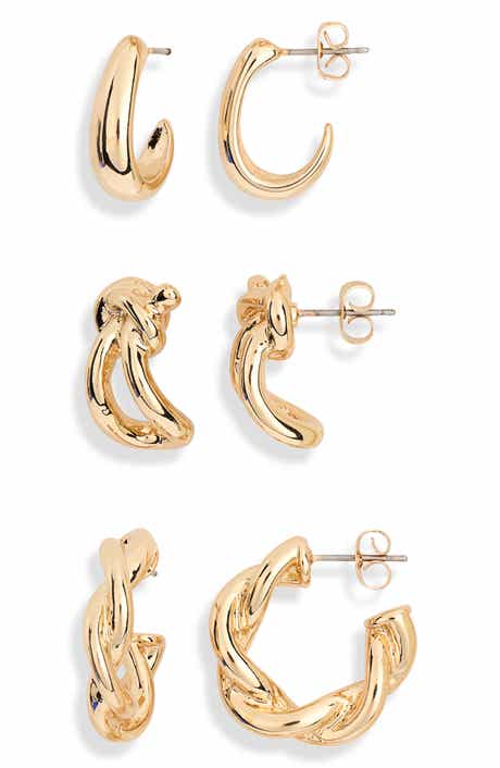 Modern Day Set of 3 Hoop Earrings