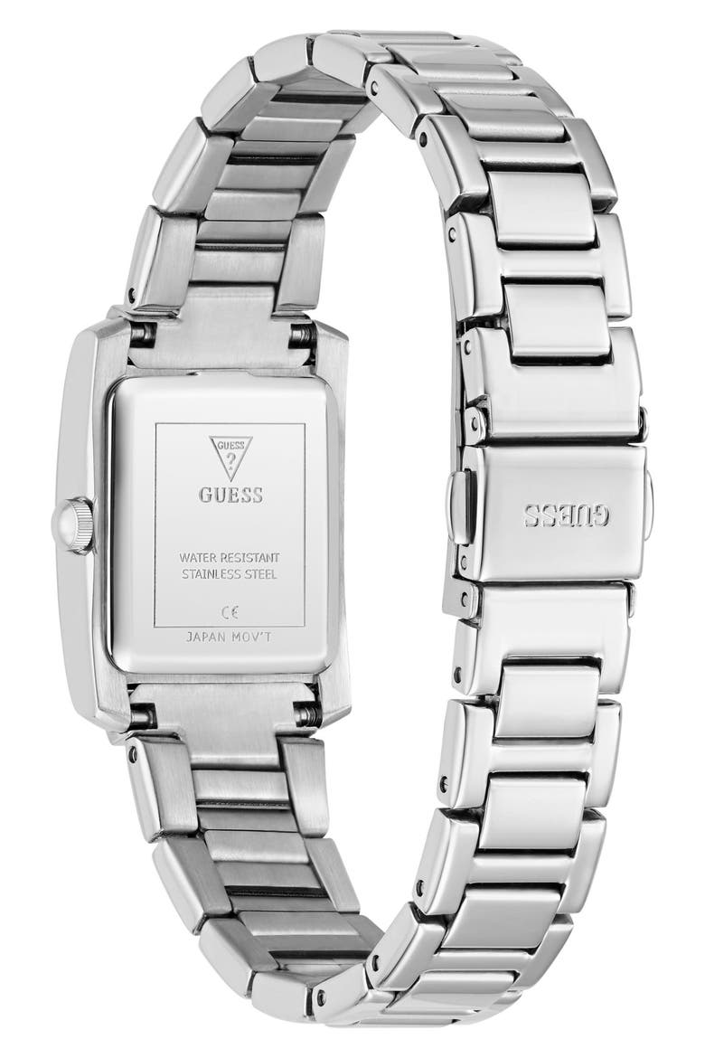 Bonnet Tank Bracelet Watch, 23mm, Alternate, color, SILVER