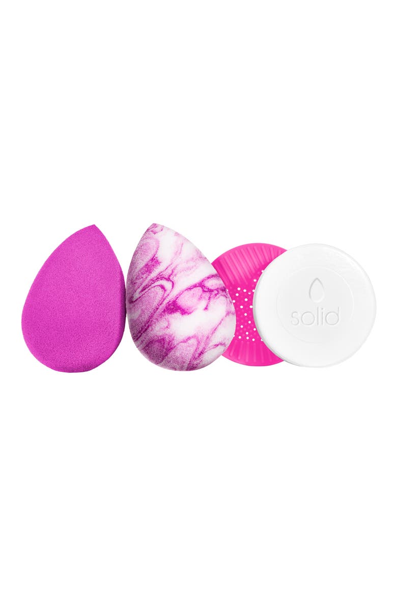 Full Size Electric Feels Makeup Sponge & Cleanser Set, Main, color, NO COLOR