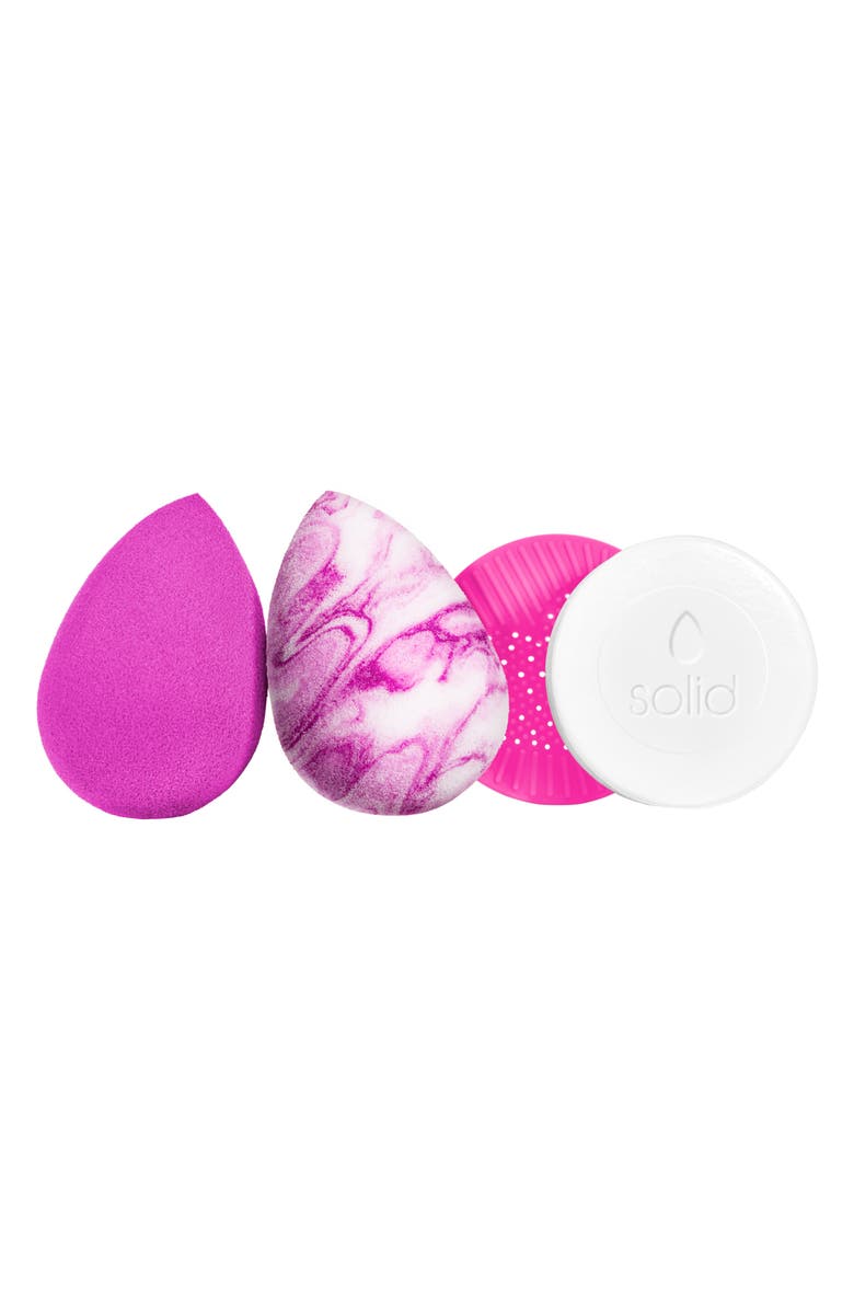 beautyblender<sup>®</sup> Full Size Electric Feels Makeup Sponge & Cleanser Set, Main, color,