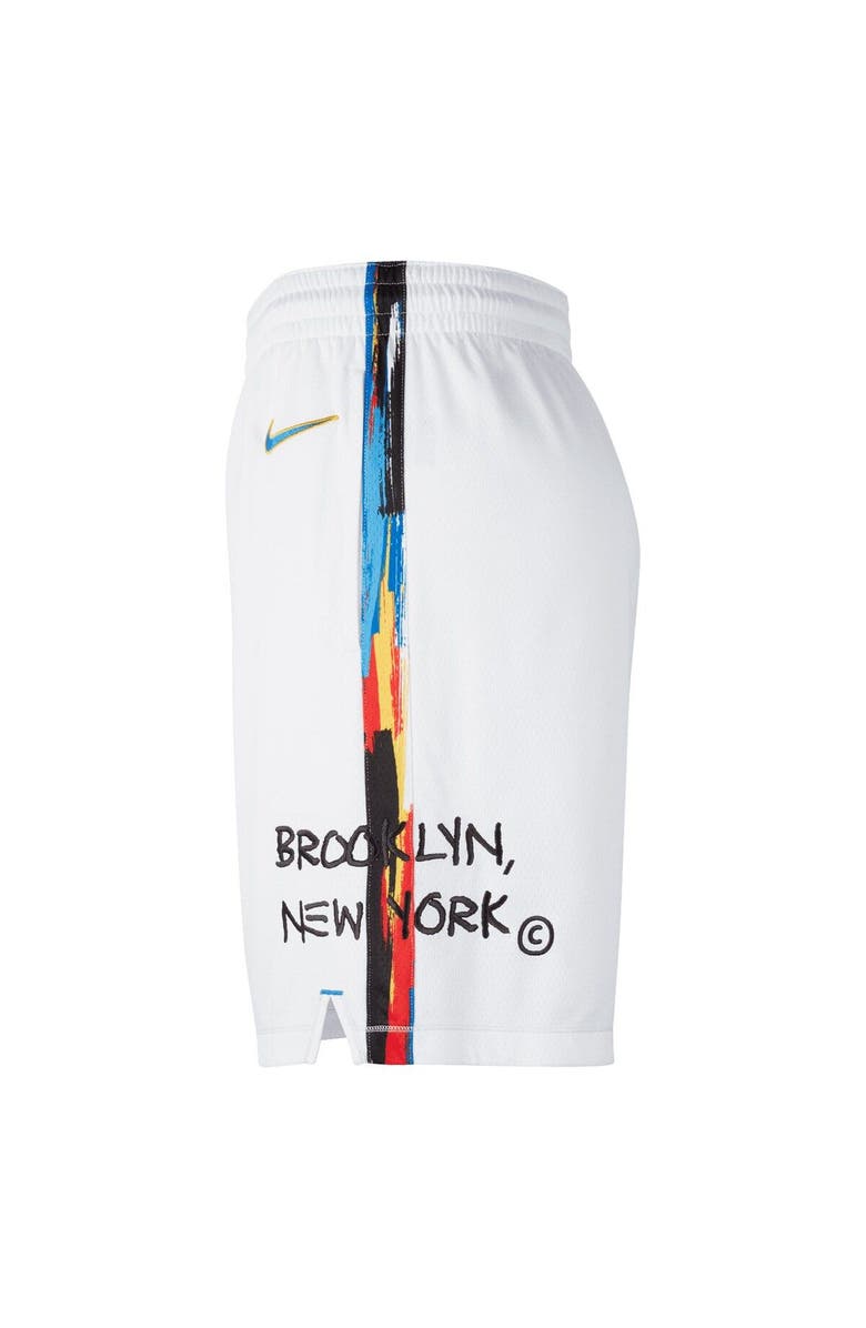 Nike Men's Nike White Brooklyn Nets 2022/23 City Edition Swingman Shorts, Alternate, color, 
