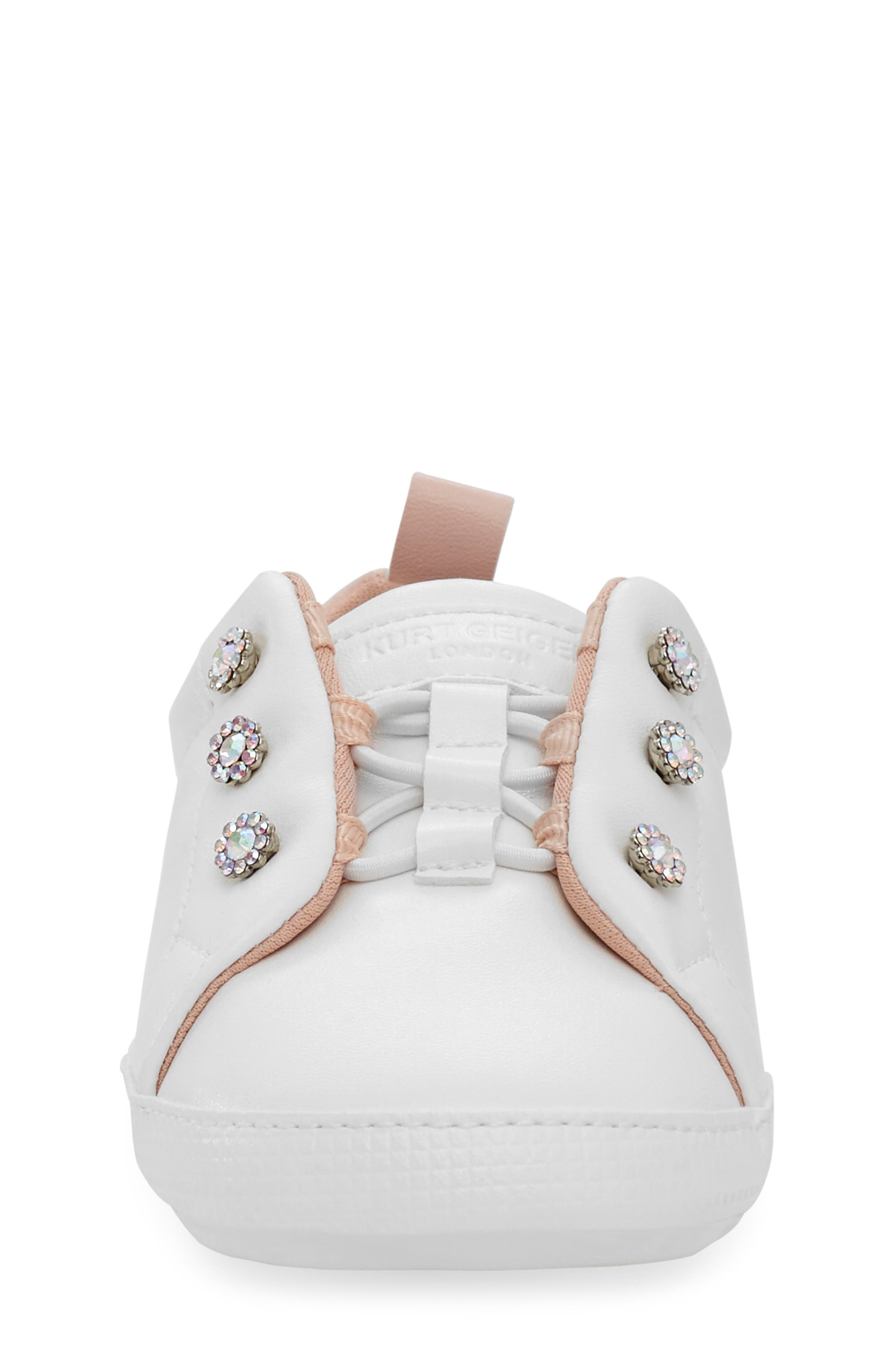 Kurt Geiger London Liviah Crib Shoe, Alternate, color, White