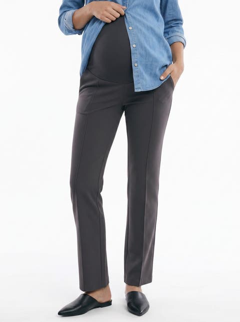 Mia Secret Fit Over the Belly Slim Straight Leg Pant