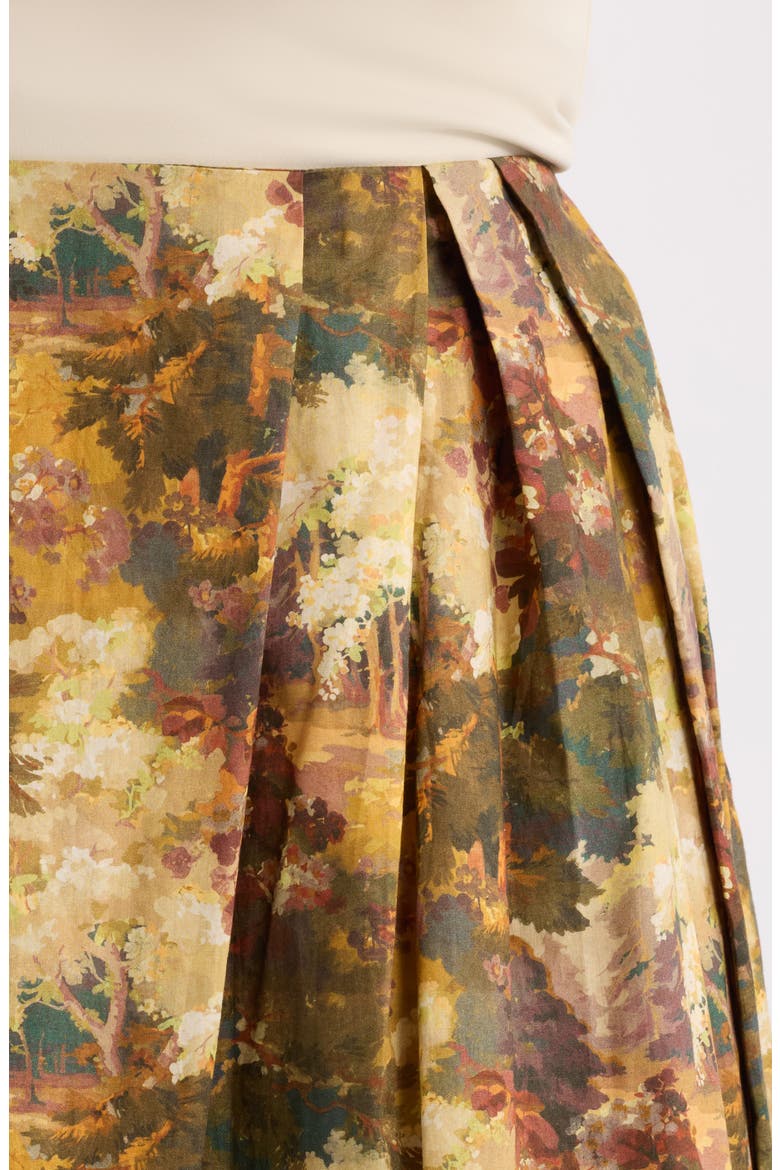 Ridley Autumn Arboretum Liberty of London Print Skirt, Alternate, color, AUTUMN ARBORETUM LIBERTY PRINT