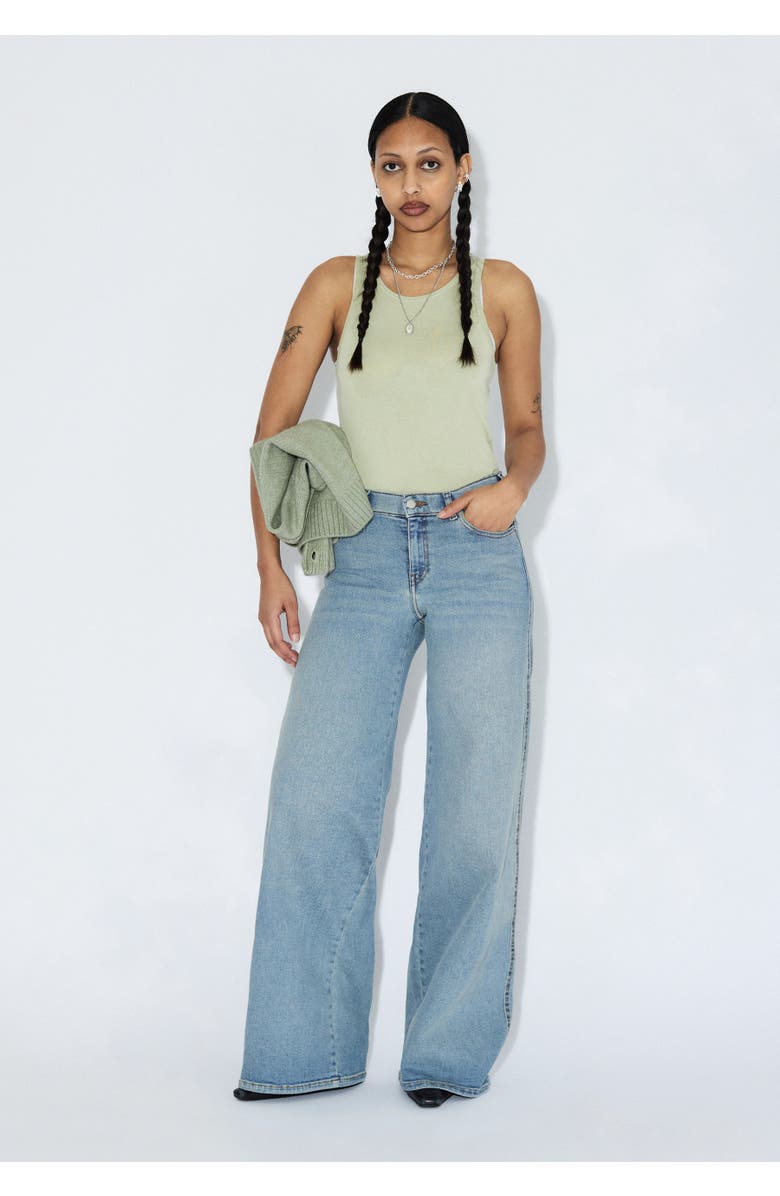 Dr. Denim Zila Mid Wide Jeans, Main, color, Cape Light Vintage