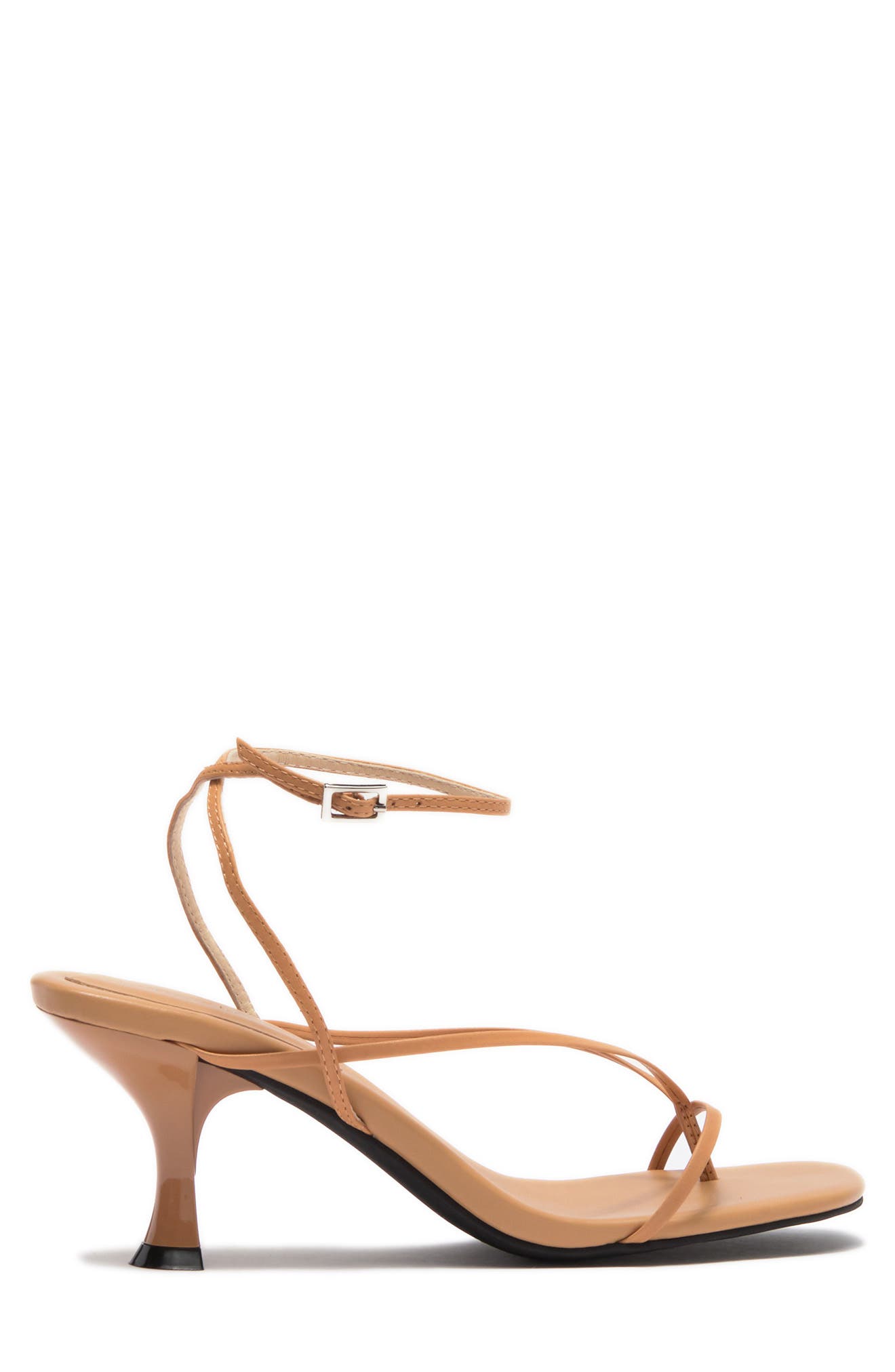 Leeda Ankle Strap Sandal, Alternate, color, NUDE