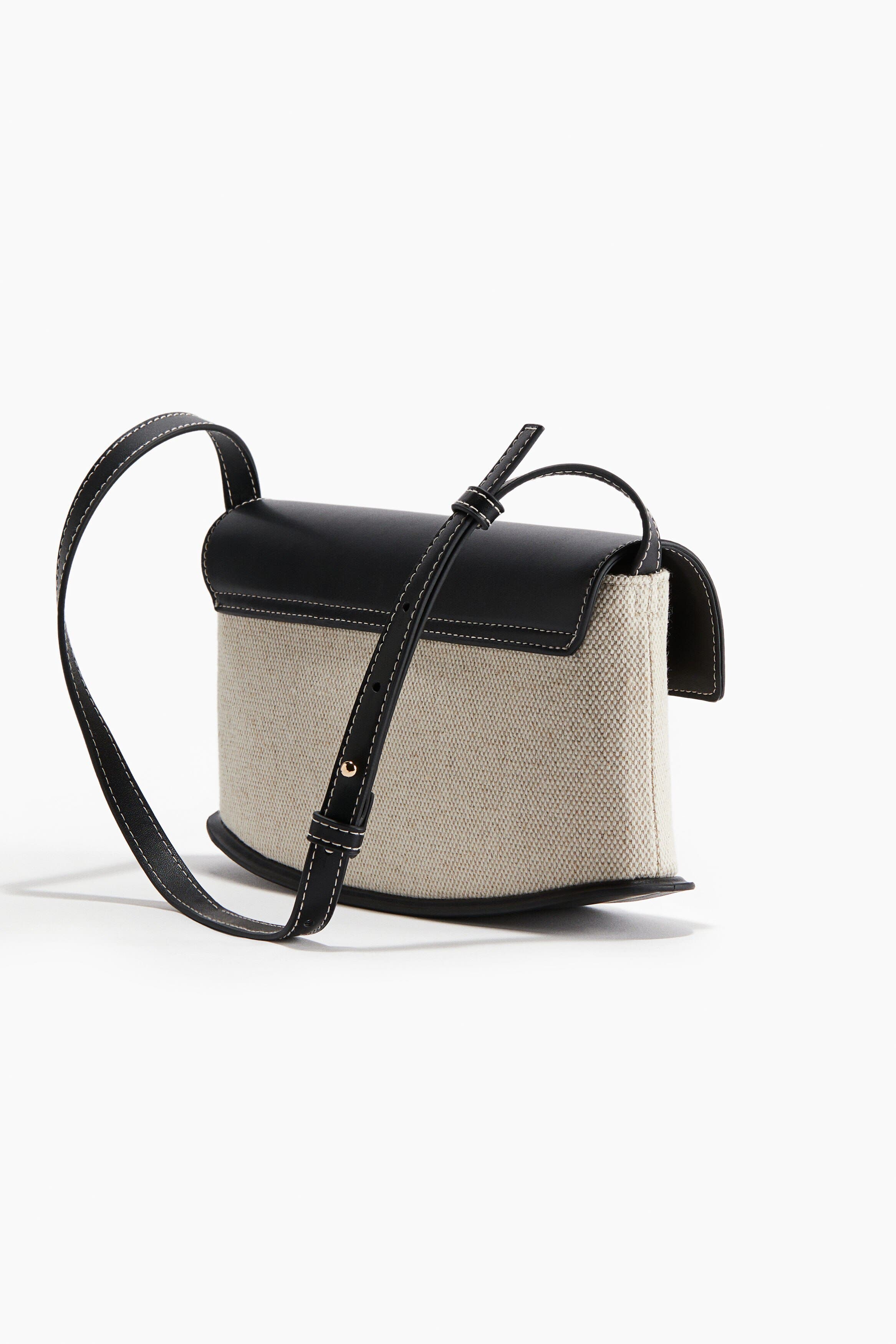 H&M Shoulder Bag, Alternate, color, Cream/Black