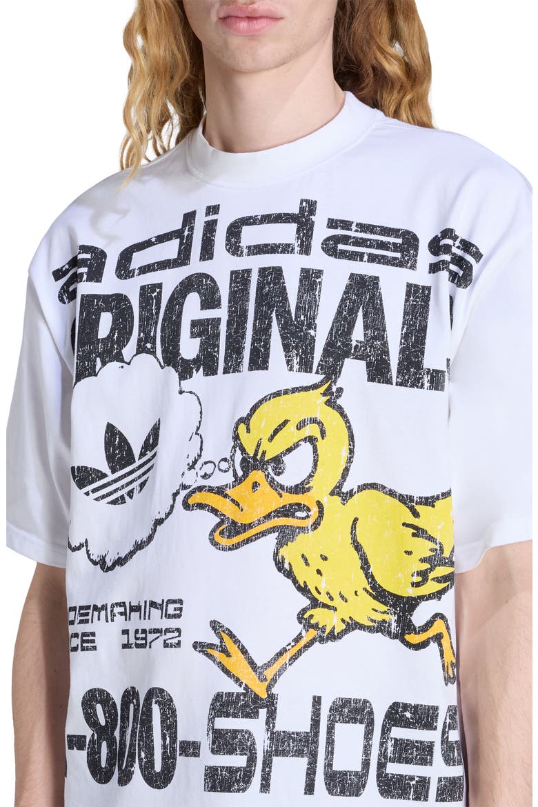 Duck Cotton Graphic T-Shirt, Alternate, color, WHITE/ /