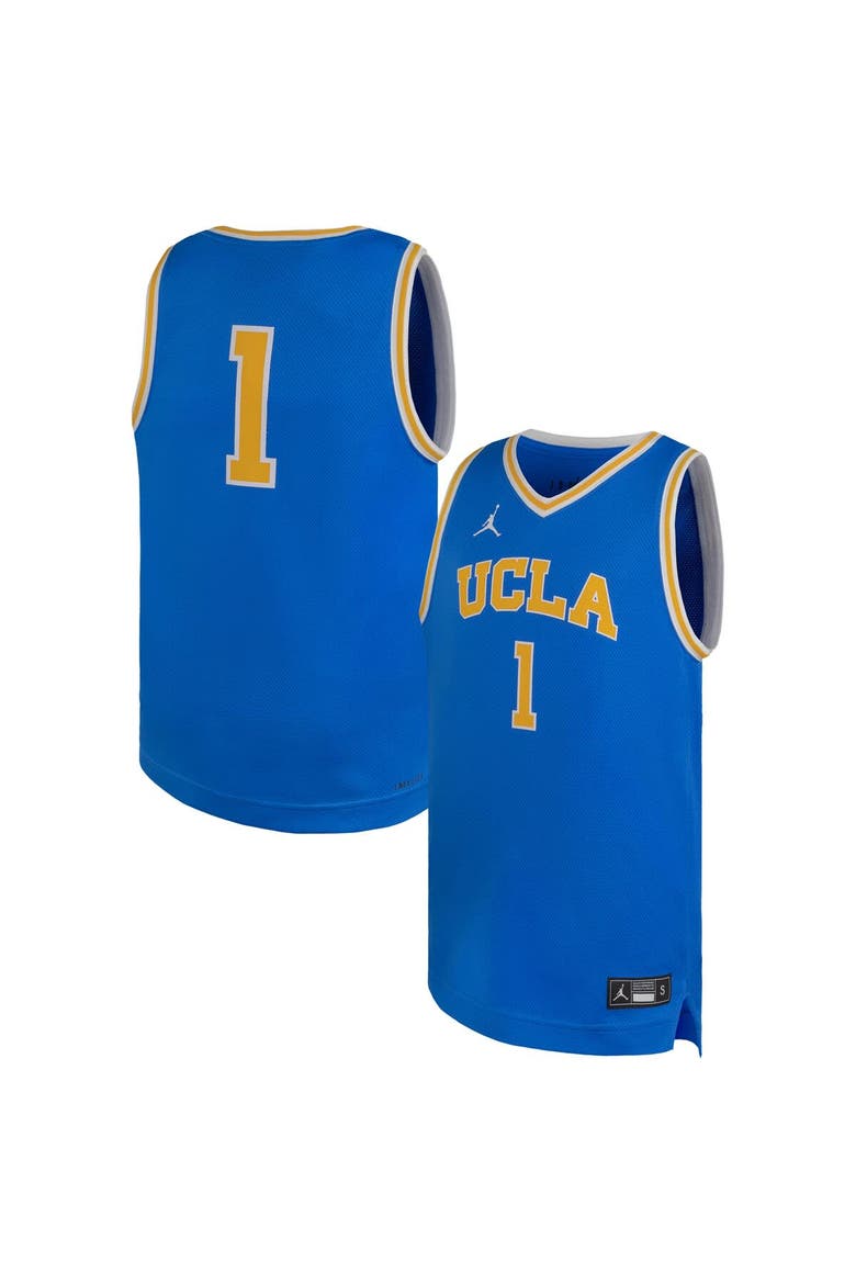 Youth Jordan Brand #1 Blue UCLA Bruins Replica Basketball Jersey, Main, color, Blue
