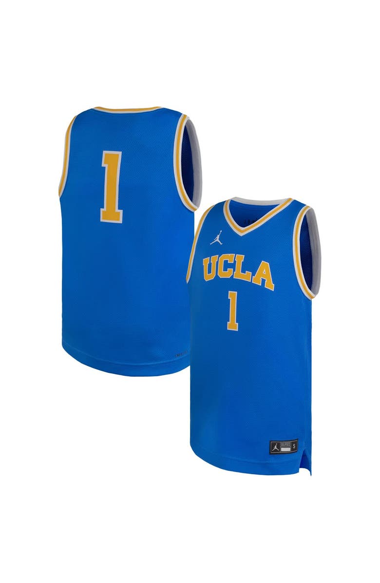 Jordan Brand Youth Jordan Brand #1 Blue UCLA Bruins Replica Basketball Jersey, Main, color, Blue