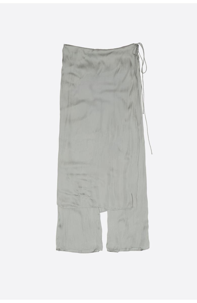Bimba y Lola Fluid ankle length skort, Alternate, color, Silver