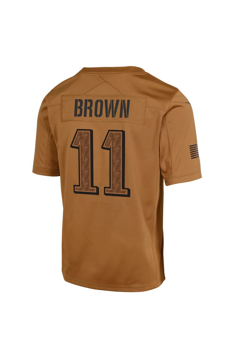 Nike Youth Nike A.J. Brown Brown Philadelphia Eagles 2023 Salute To Service Limited Jersey, Alternate, color,