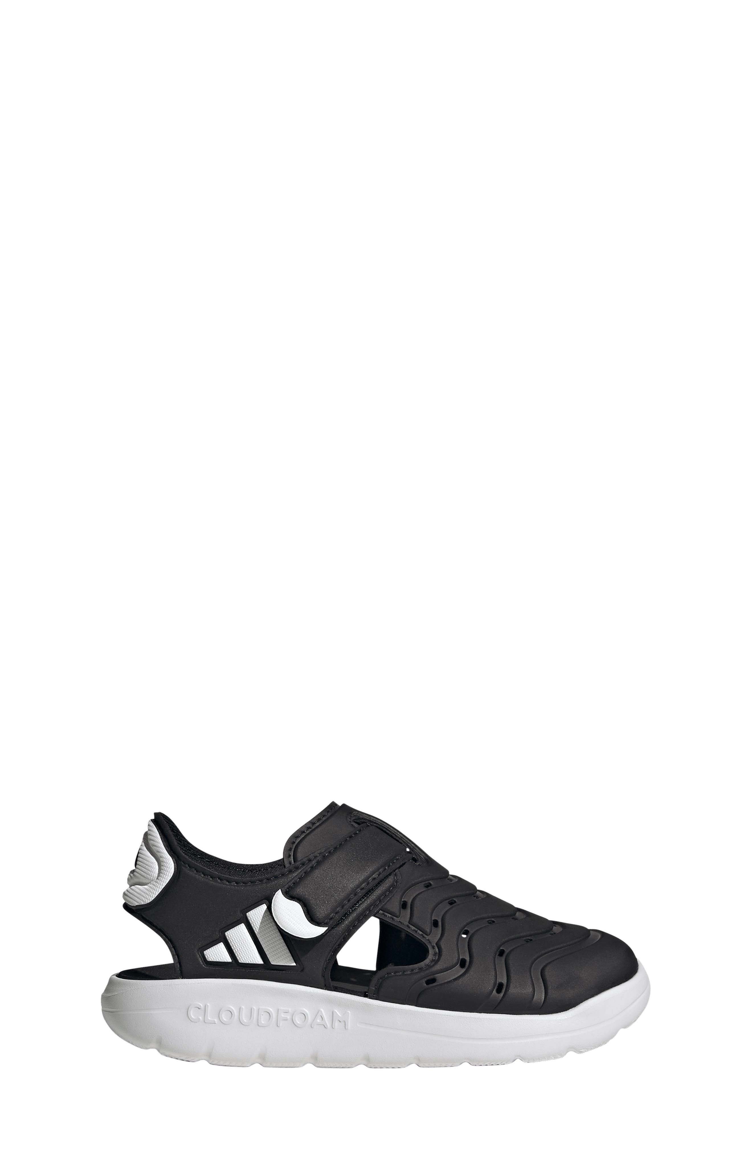 Kids' Water Sandal, Alternate, color, BLACK/ FOOTWEAR WHITE