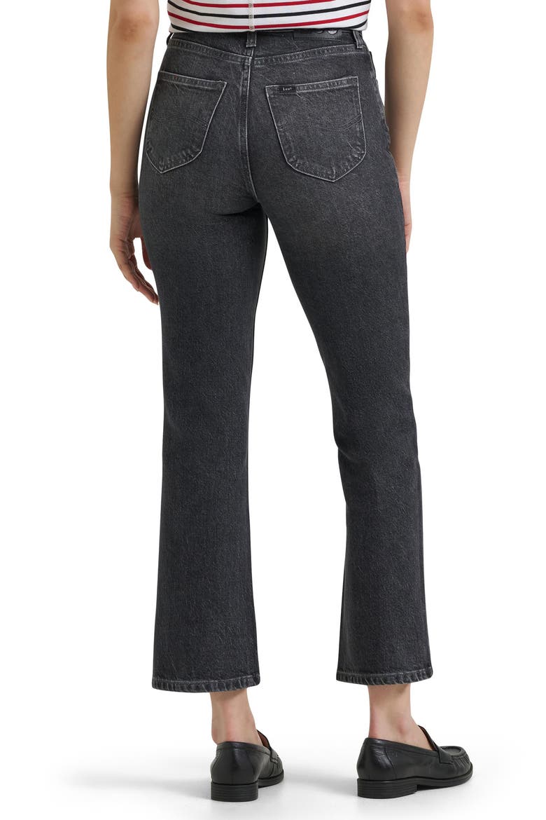 High Waist Kick Boot Flare Jeans, Alternate, color, EARTH TONE
