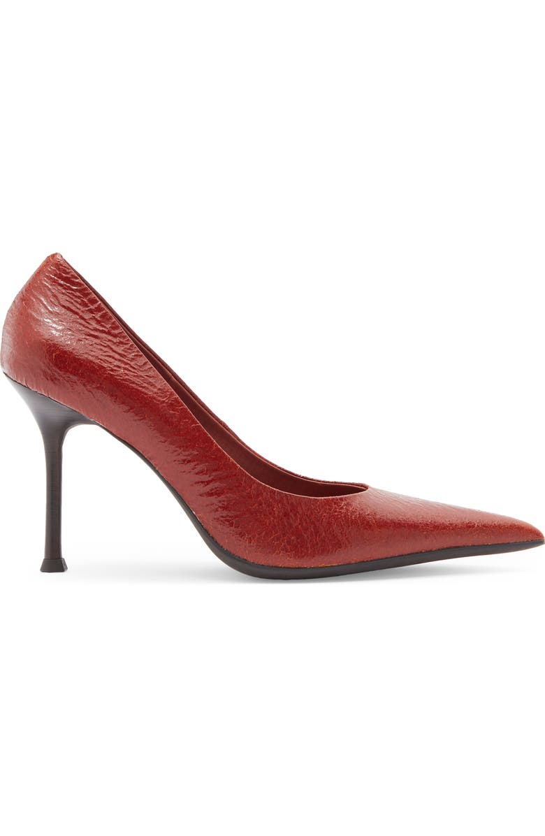 Jeffrey Campbell Risk Taker Pointed Toe Pump, Alternate, color, Orange Crackle