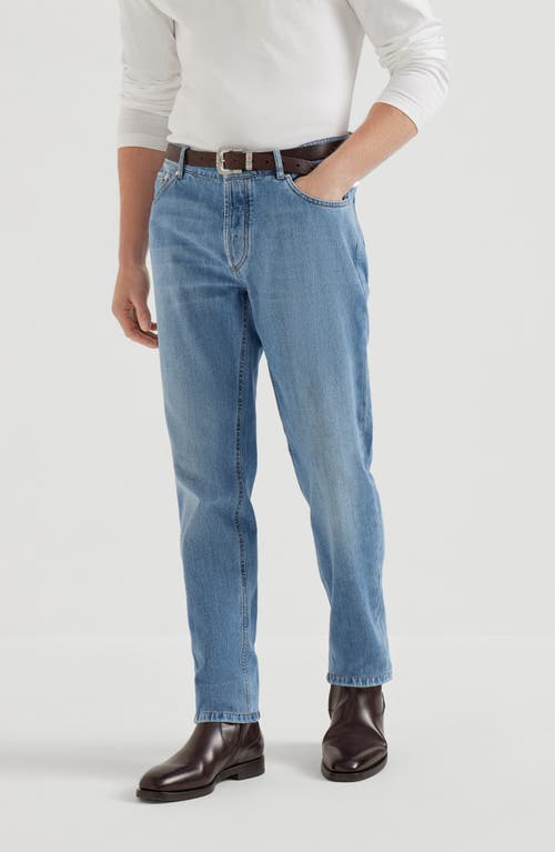 Brunello Cucinelli Traditional Straight-fit Jeans In Blue