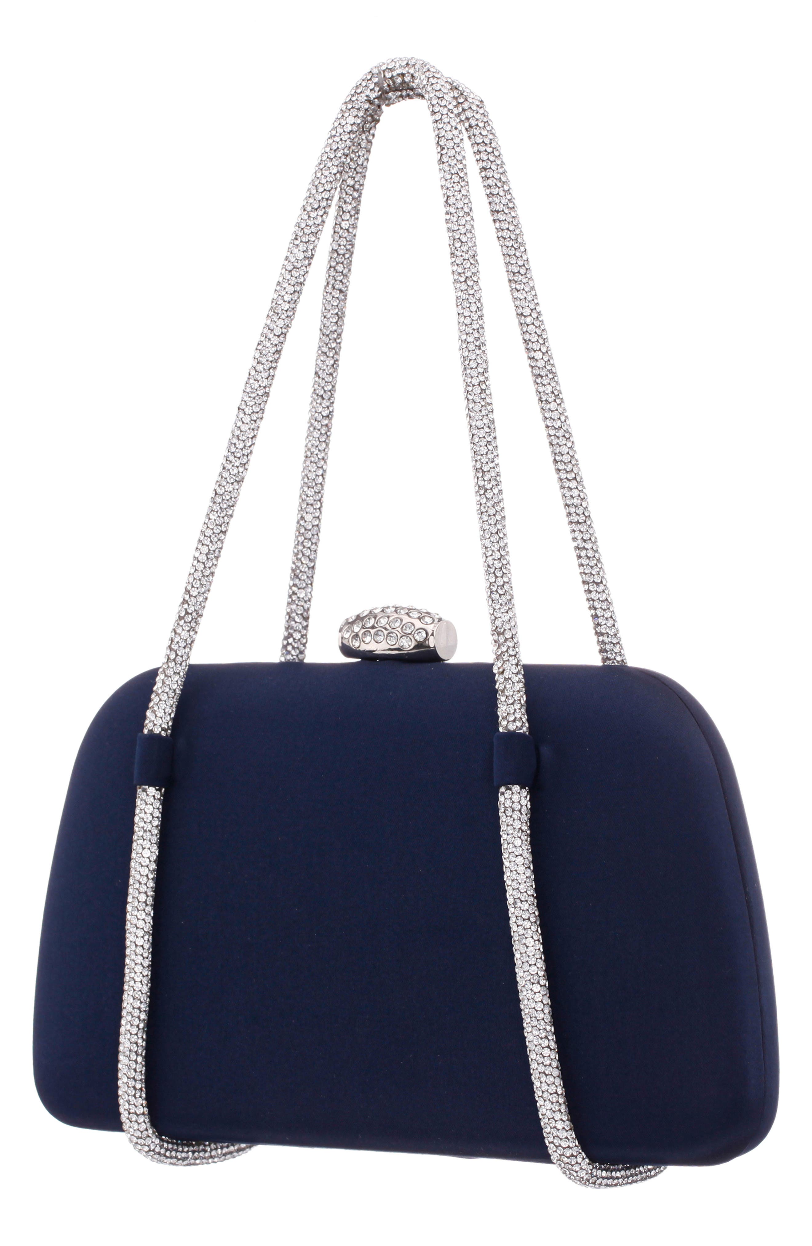 Camara Frame Clutch, Alternate, color, NAVY