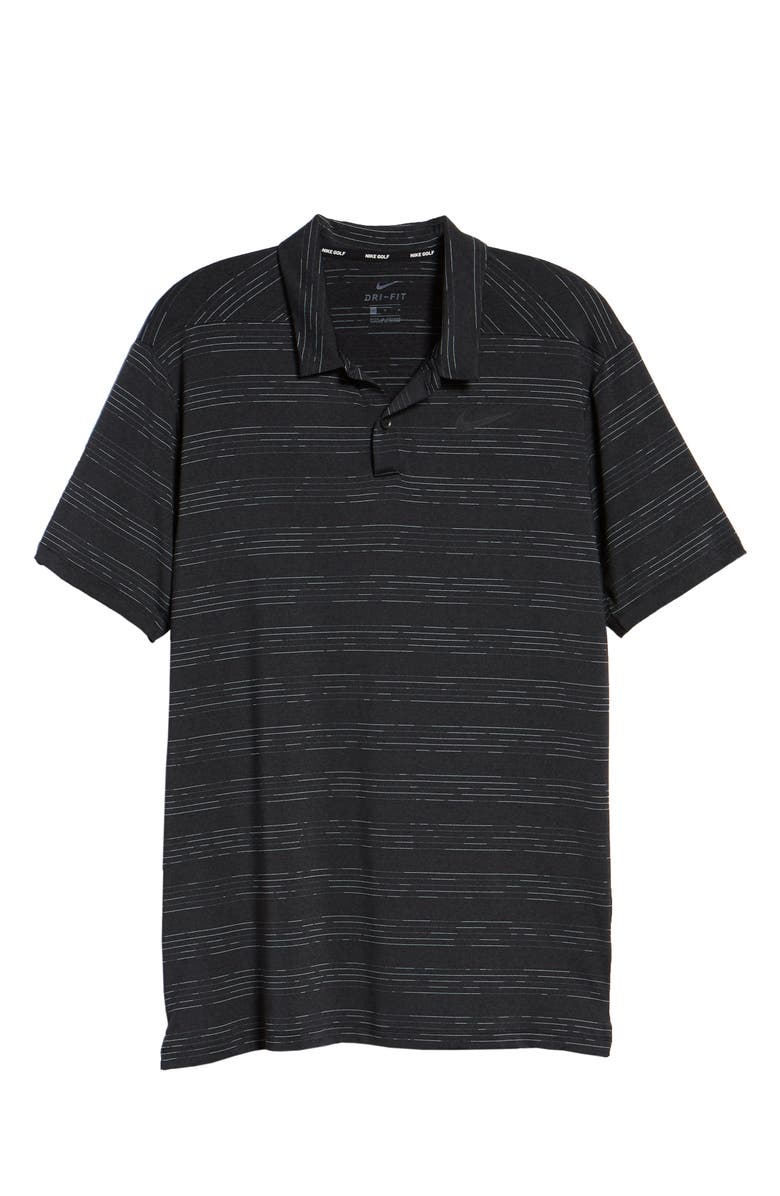 Nike Heather Stripe Dri-FIT Golf Polo, Alternate, color, 