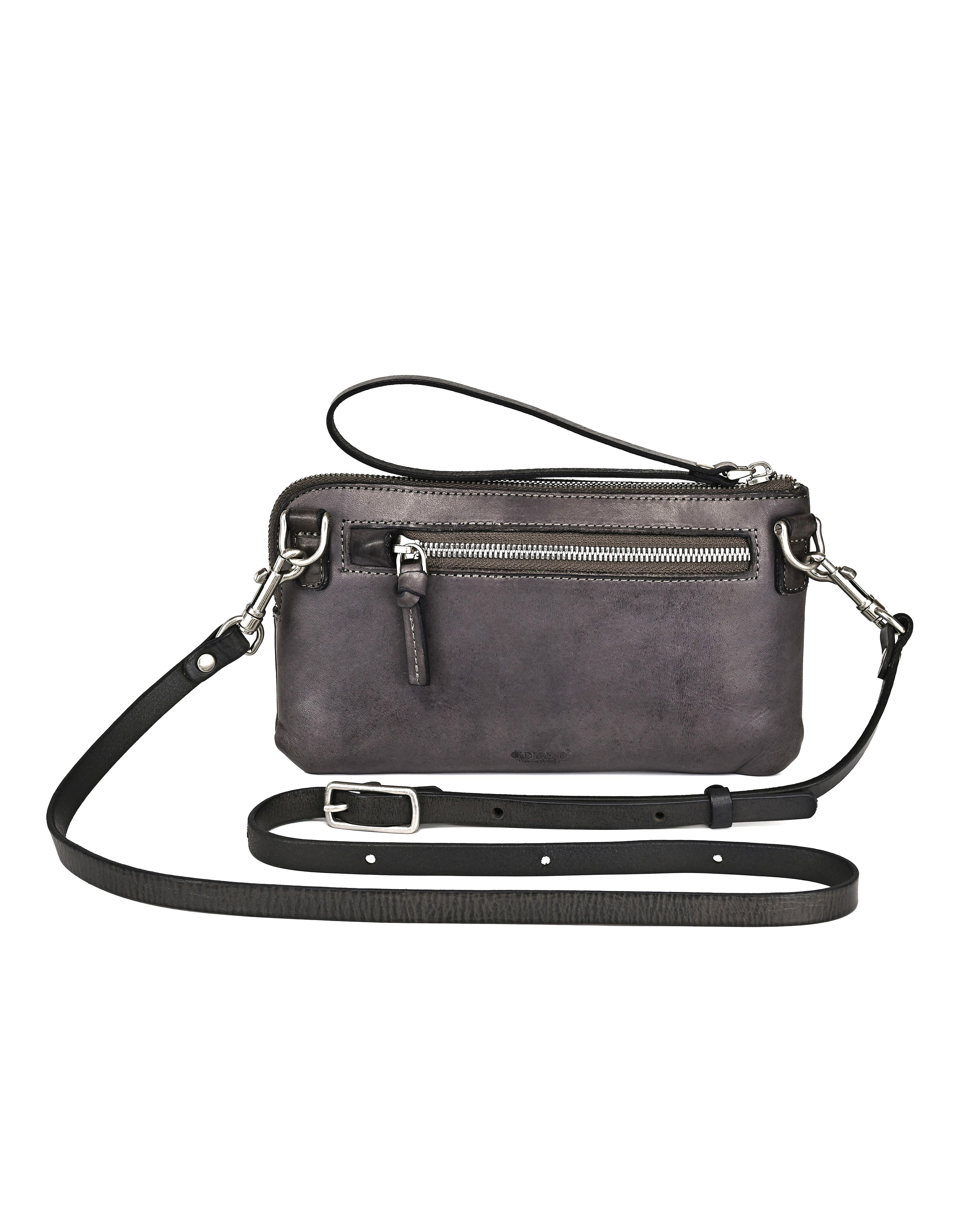 Dahlia Genuine Leather Compact Convertible Crossbody, Alternate, color, Grey