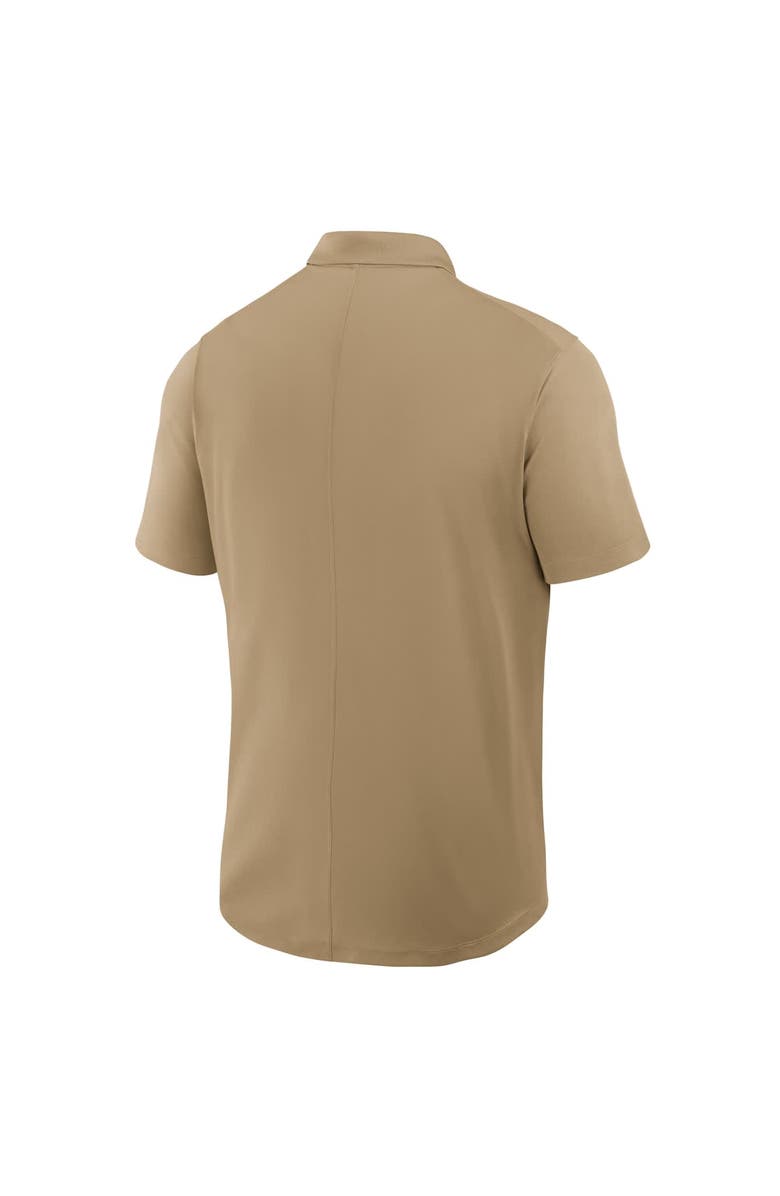 Nike Men's Nike Tan Clemson Tigers Primetime Victory Primary Logo Performance Polo, Alternate, color, Tan