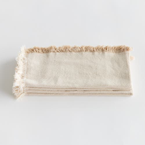 Napa Home & Garden Aura Napkins Set Of 4 In Neutral