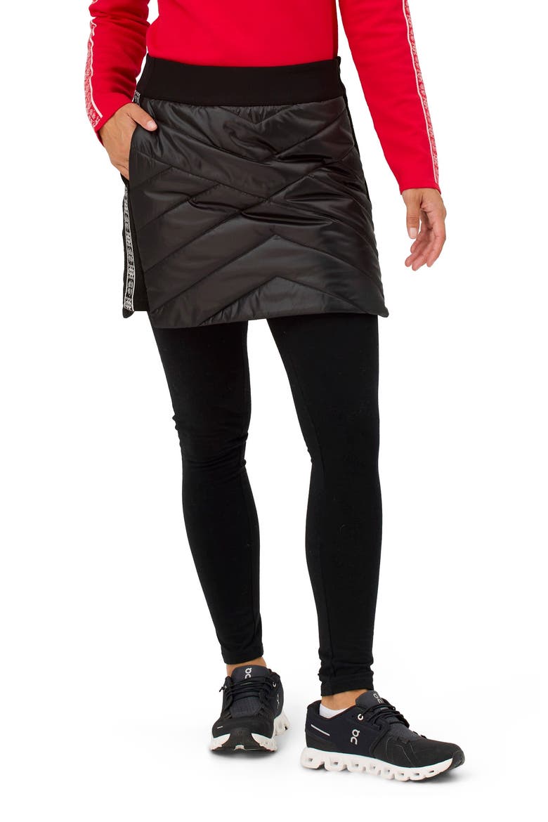 Carving Skirt, Alternate, color, Black Glacier