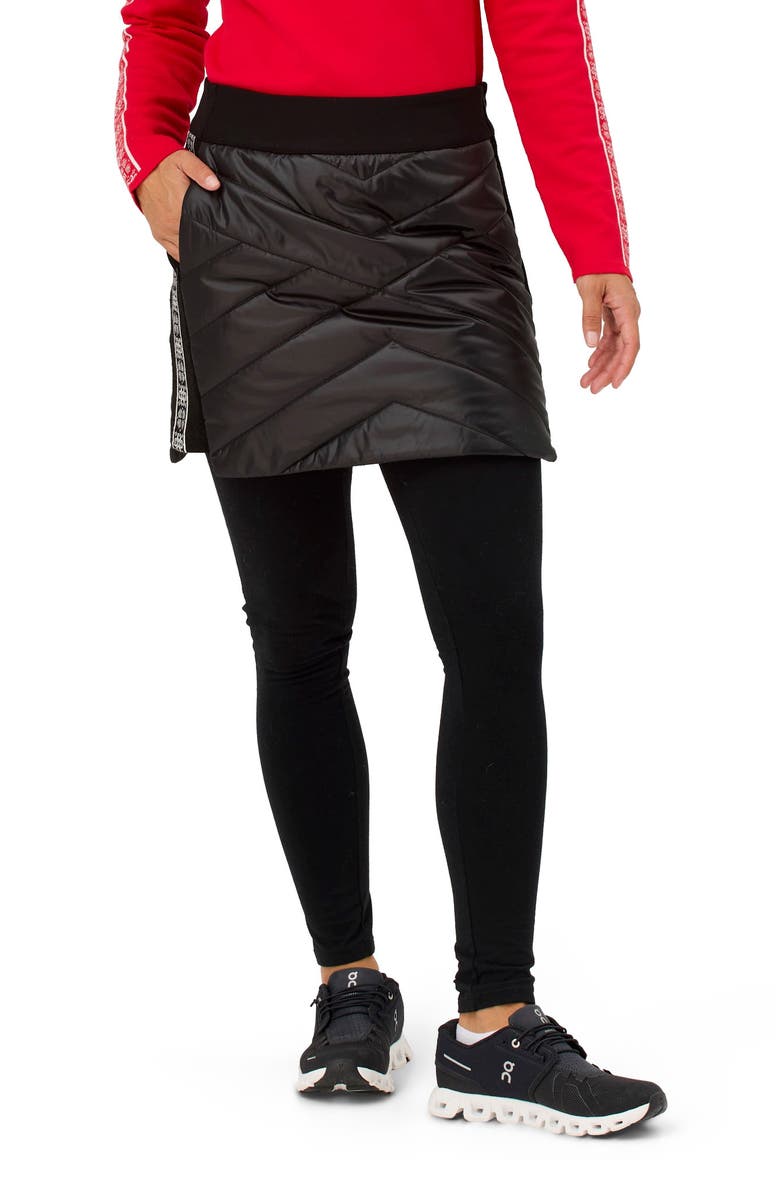 Krimson Klover Carving Skirt, Alternate, color, Black Glacier
