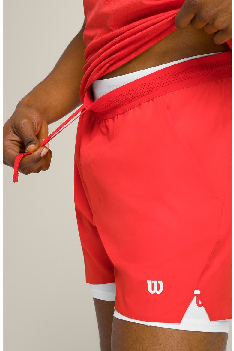 Tournament 5-Inch Unlined Shorts, Alternate, color, INFRARED