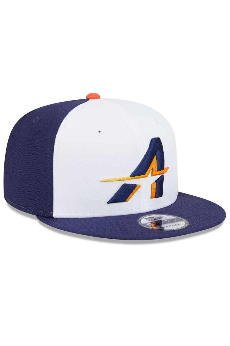 Men's New Era  White/Navy Houston Astros 2025 City Connect 9FIFTY Snapback Hat, Alternate, color, White