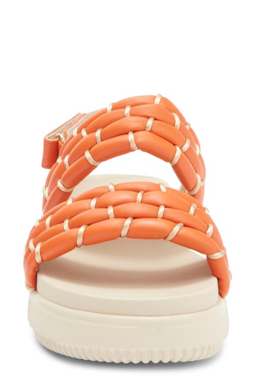 Paul Green Amara Platform Sandal In Papaya Nappa Salvador Combo