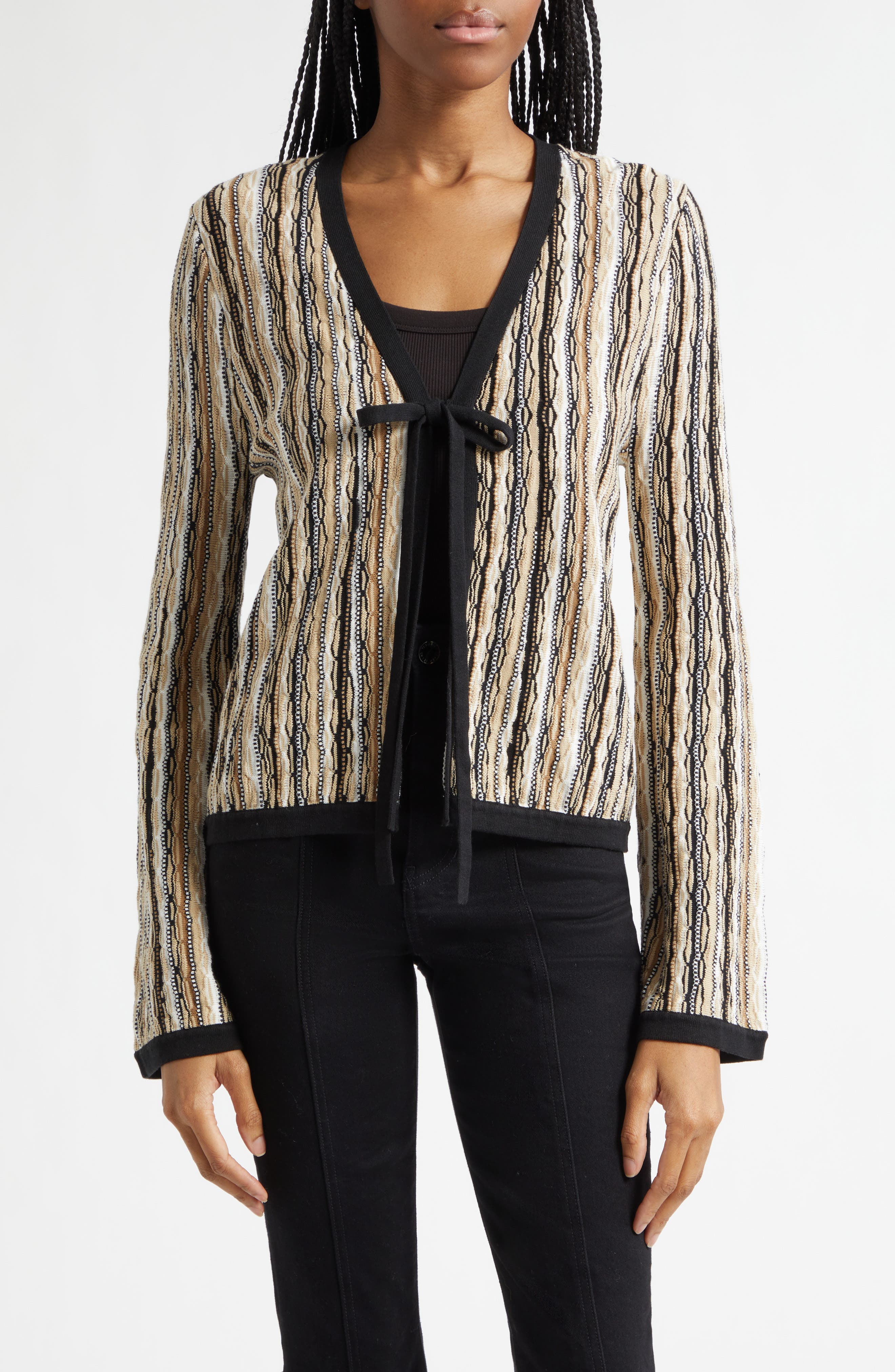 Daniela Stripe Cardigan