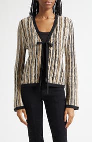 Ramy Brook Daniela Stripe Cardigan