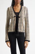 Ramy Brook Daniela Stripe Cardigan