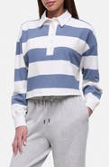 Wildfox Alma Striped Rugby Polo