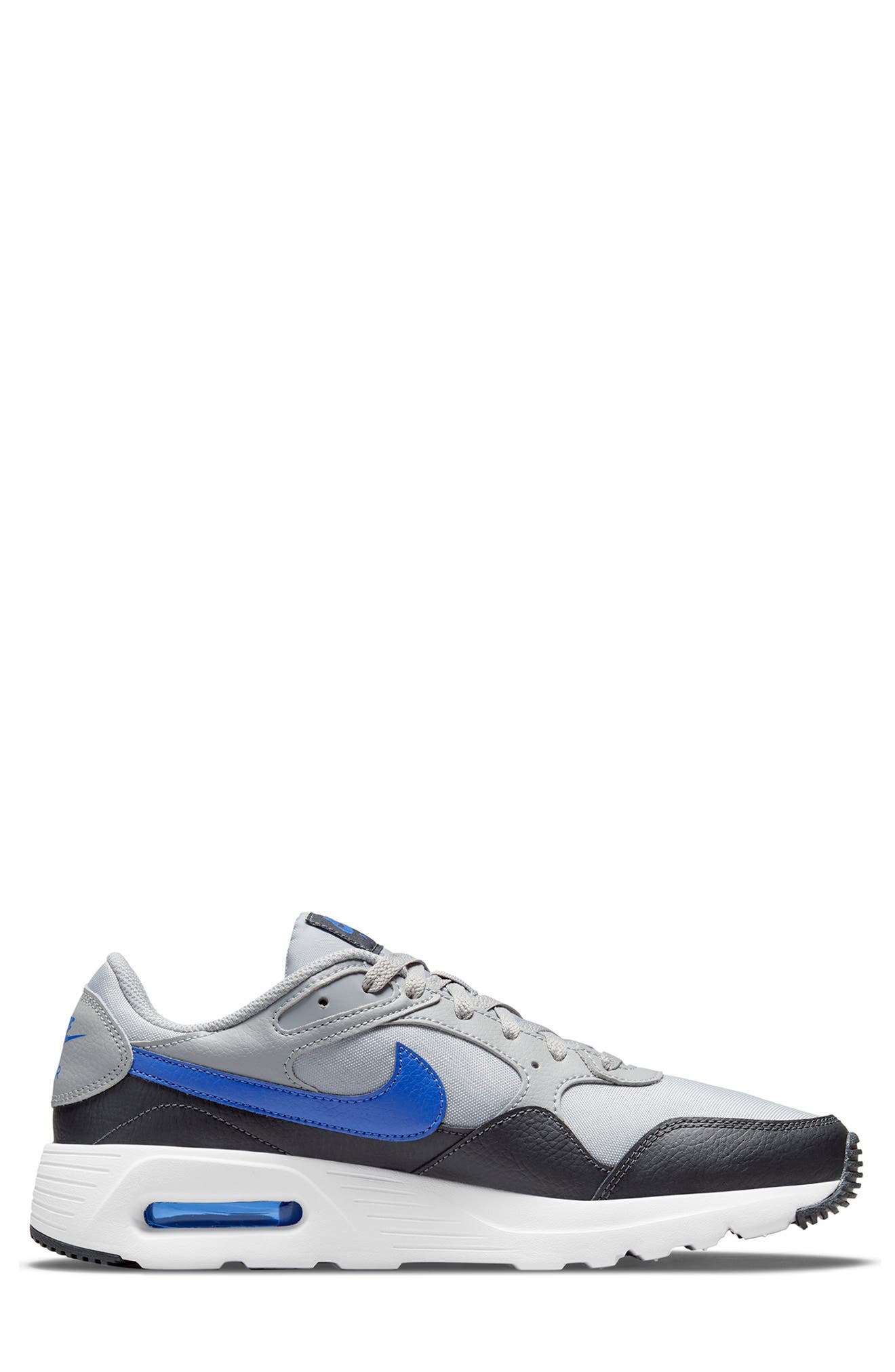 Air Max SC Sneaker, Alternate, color, LT SMOKE GREY/GAME ROYAL
