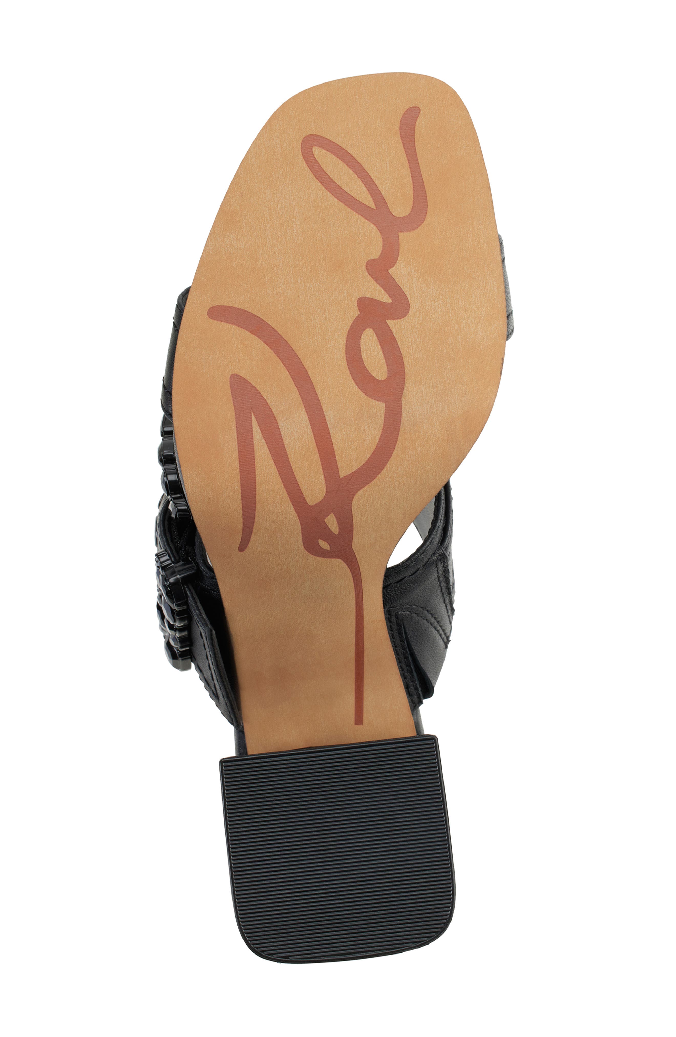 KARL LAGERFELD PARIS Sylvie Sandal, Alternate, color, Black