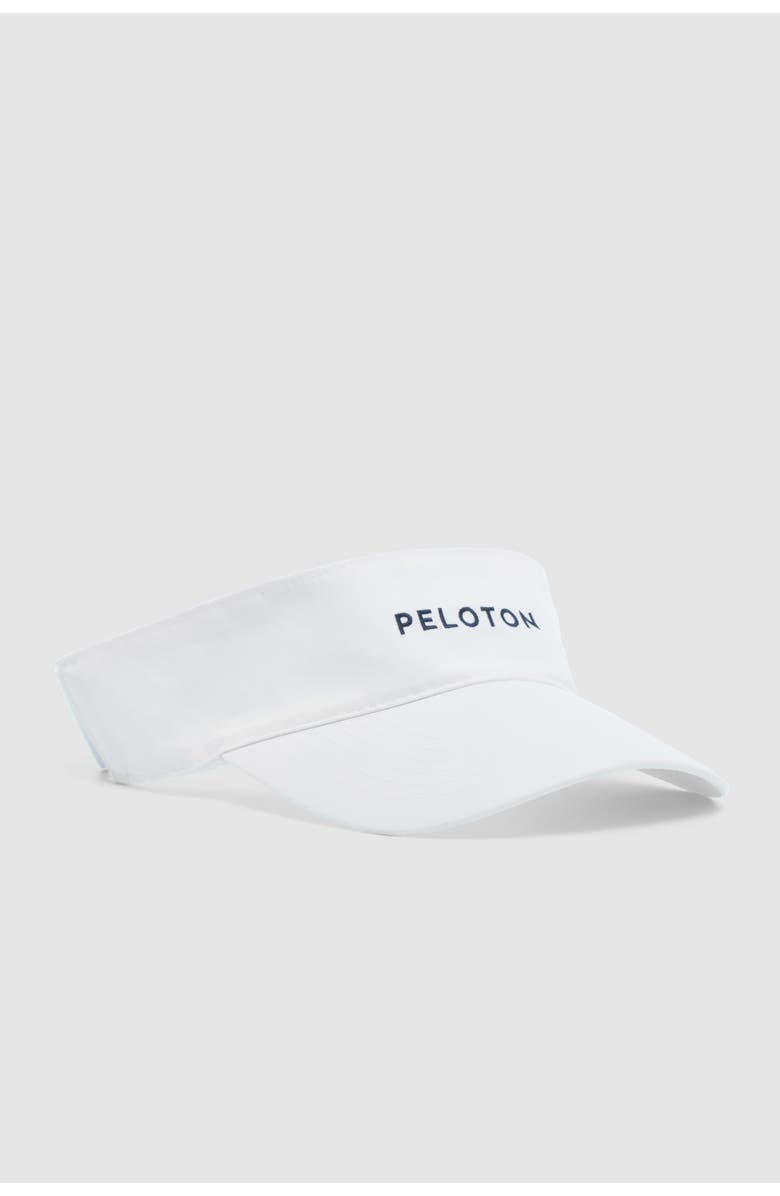 Peloton Sport Visor, Main, color, Bright White