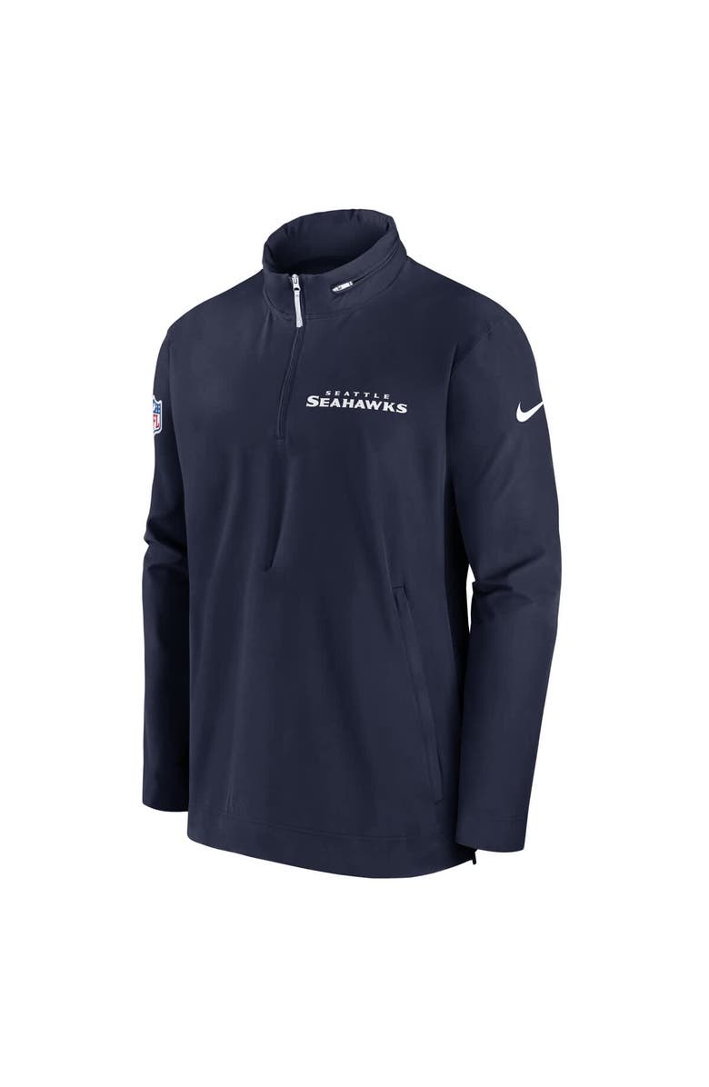 Nike Men's Nike College Navy Seattle Seahawks Coach Half-Zip Jacket, Alternate, color, College Navy