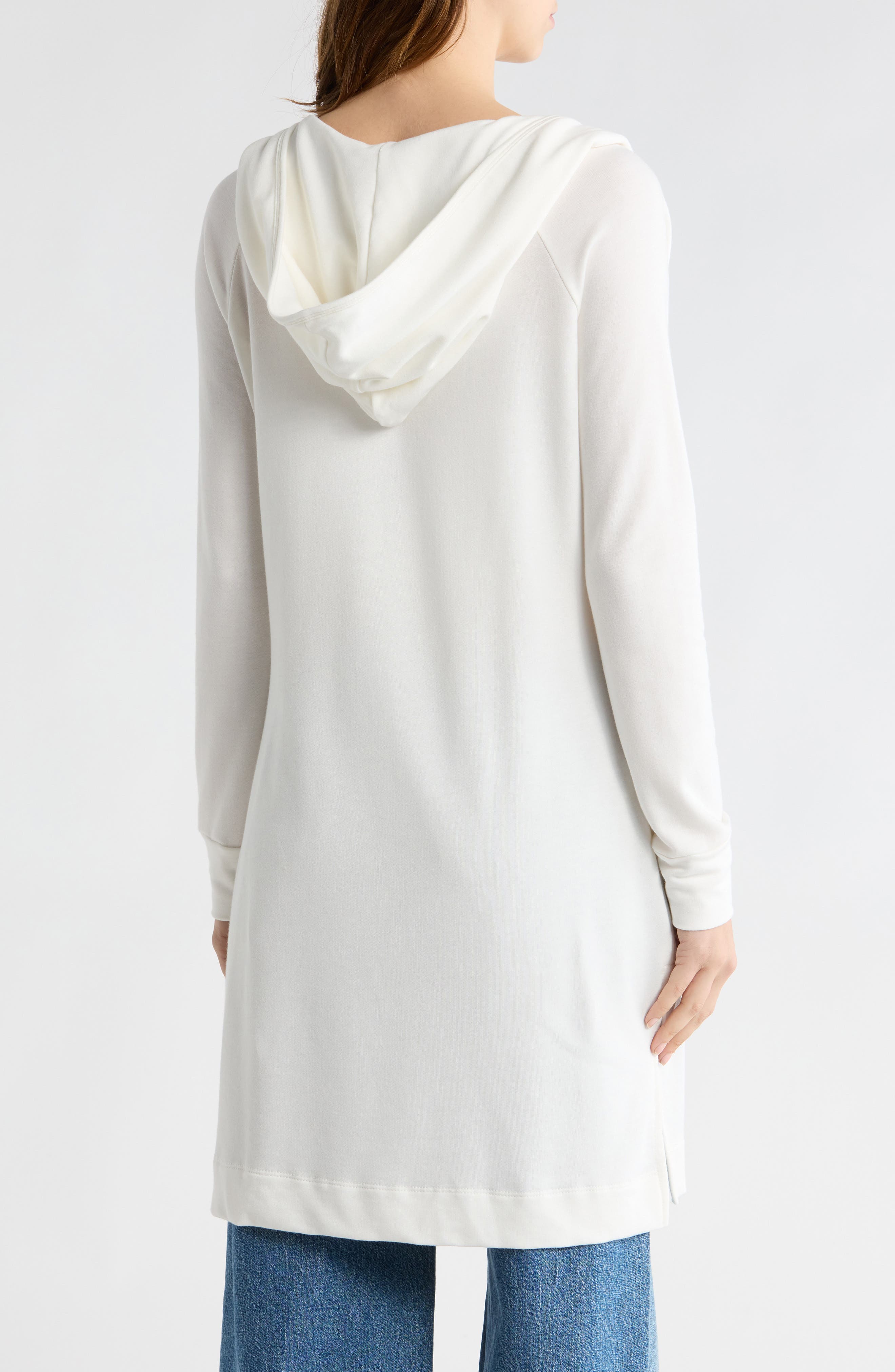 Hooded Sweater Cardigan - image 4