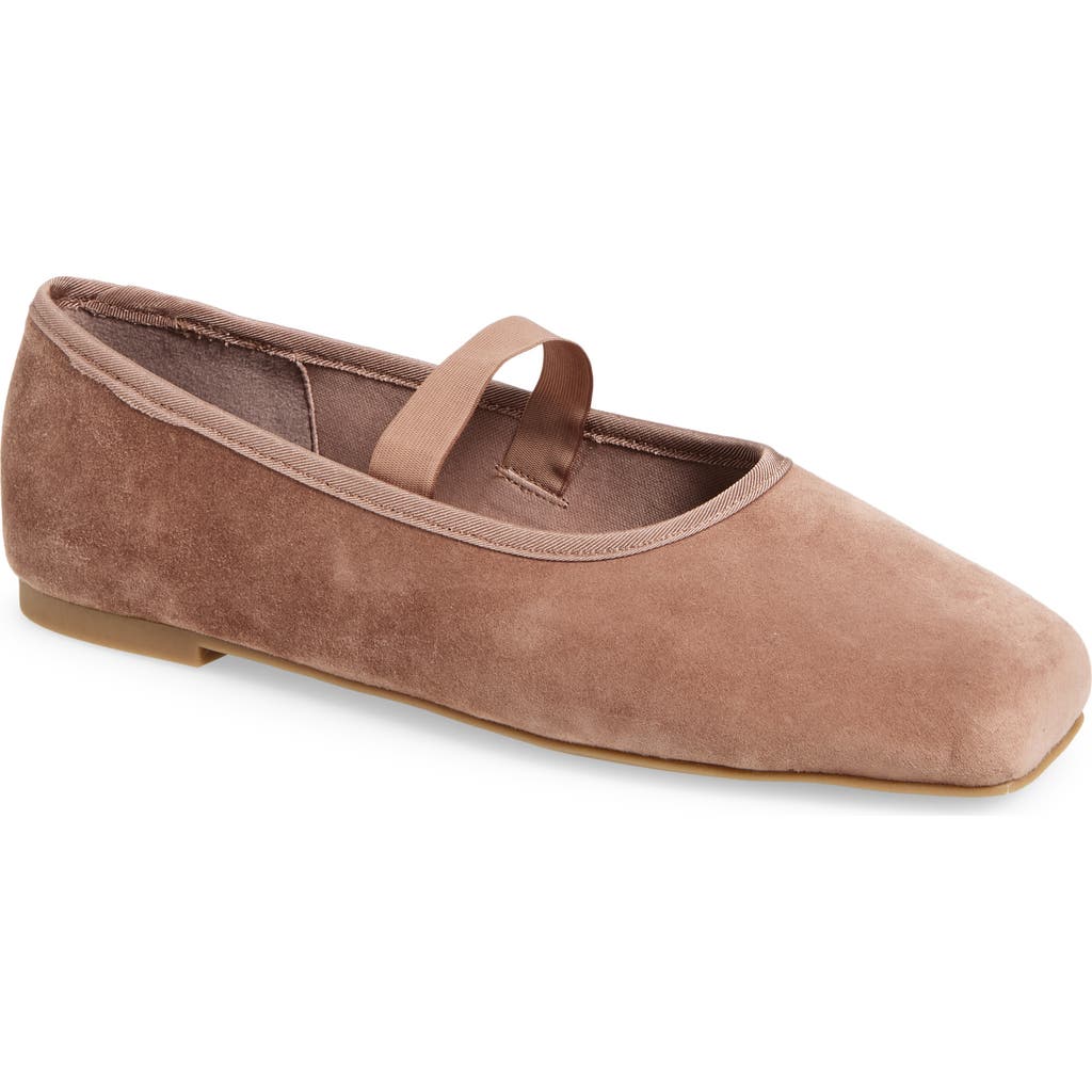 Steve Madden Reyana Mary Jane Ballet Flat In Brown