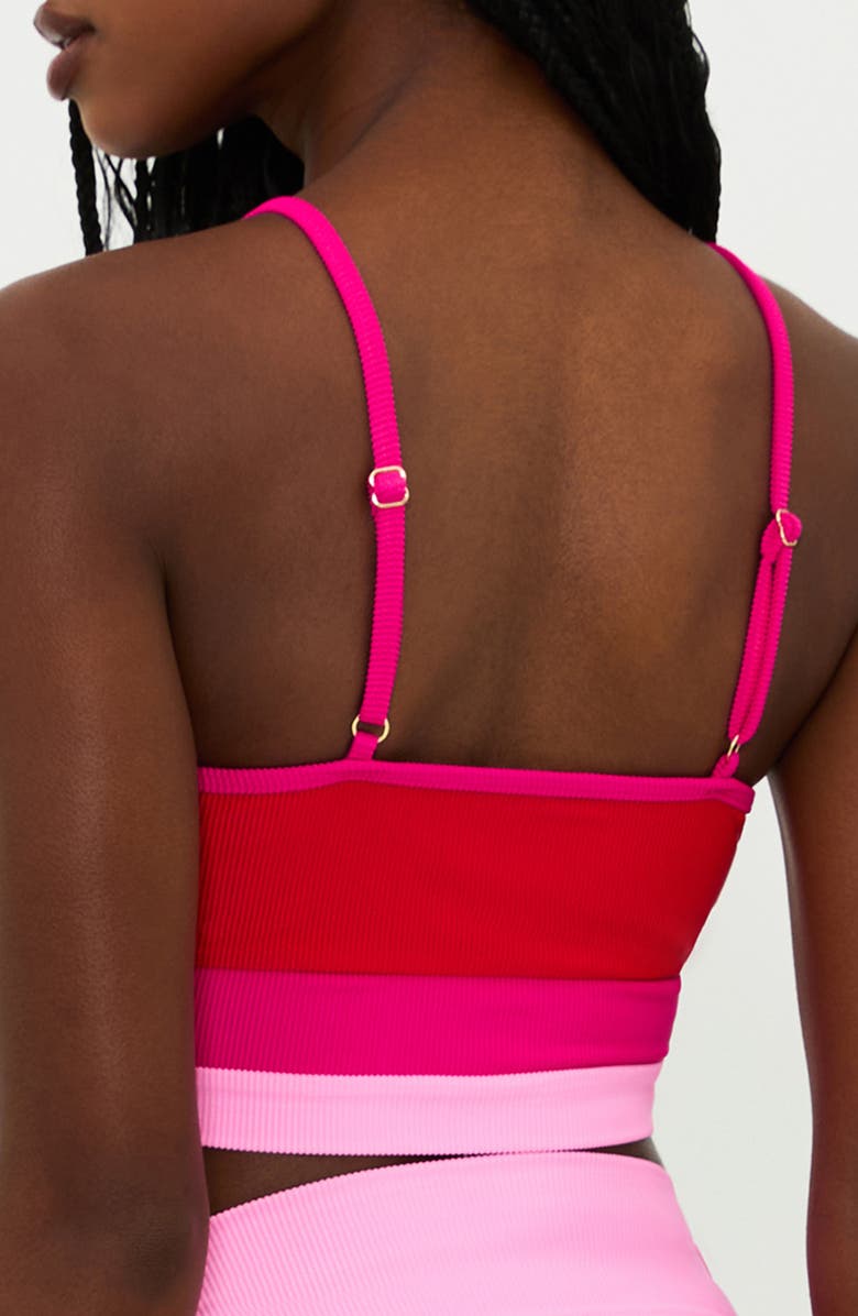 Emmy Colorblock High Waist Bikini Bottoms