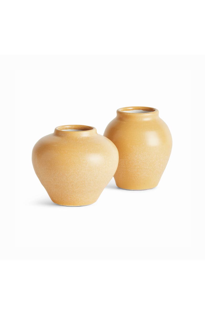Napa Home
Garden Safrin Bud Vases, Set of 2 - Yellow Ceramic Decor, Main, color,