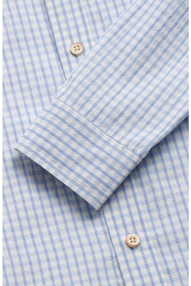 Brian Seersucker Shirt, Alternate, color, Blue
