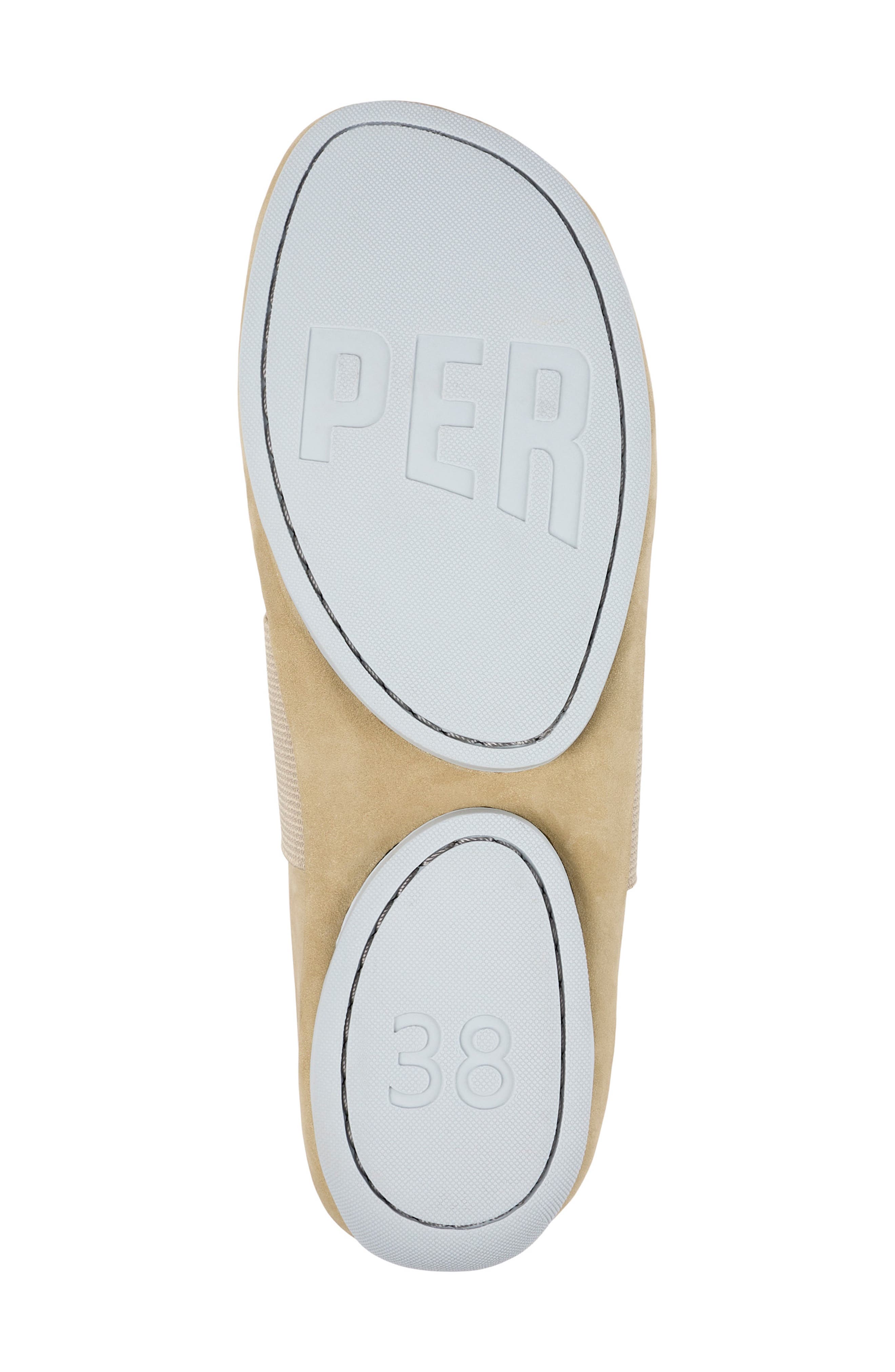 Right Nina Ballerina Flat, Alternate, color, MEDIUM BEIGE