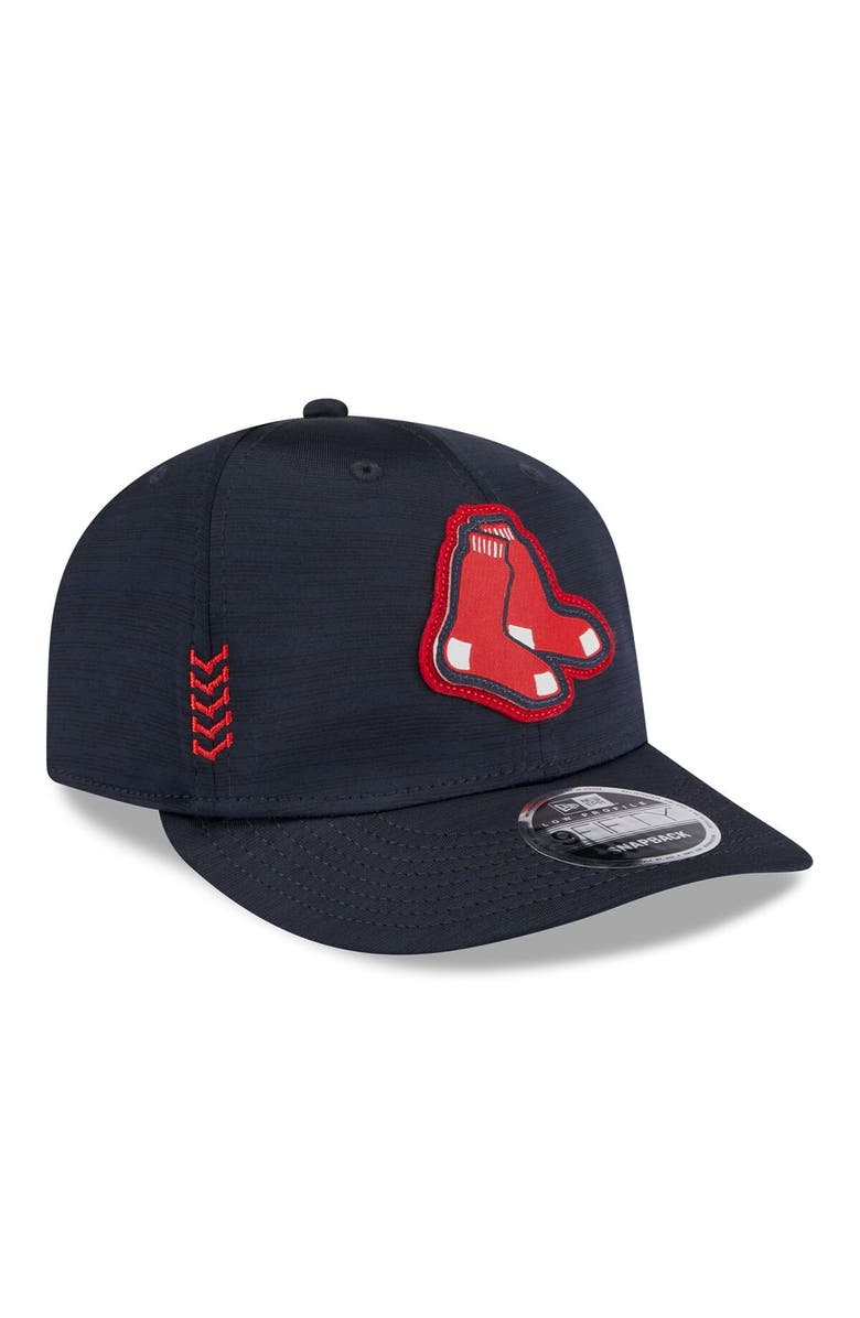 New Era Men's New Era Navy Boston Red Sox 2024 Clubhouse Low Profile 9FIFTY Snapback Hat, Alternate, color, 