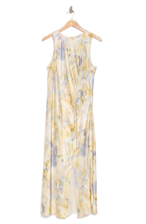 Rails Gabriella Shirred Satin Dress In Multi