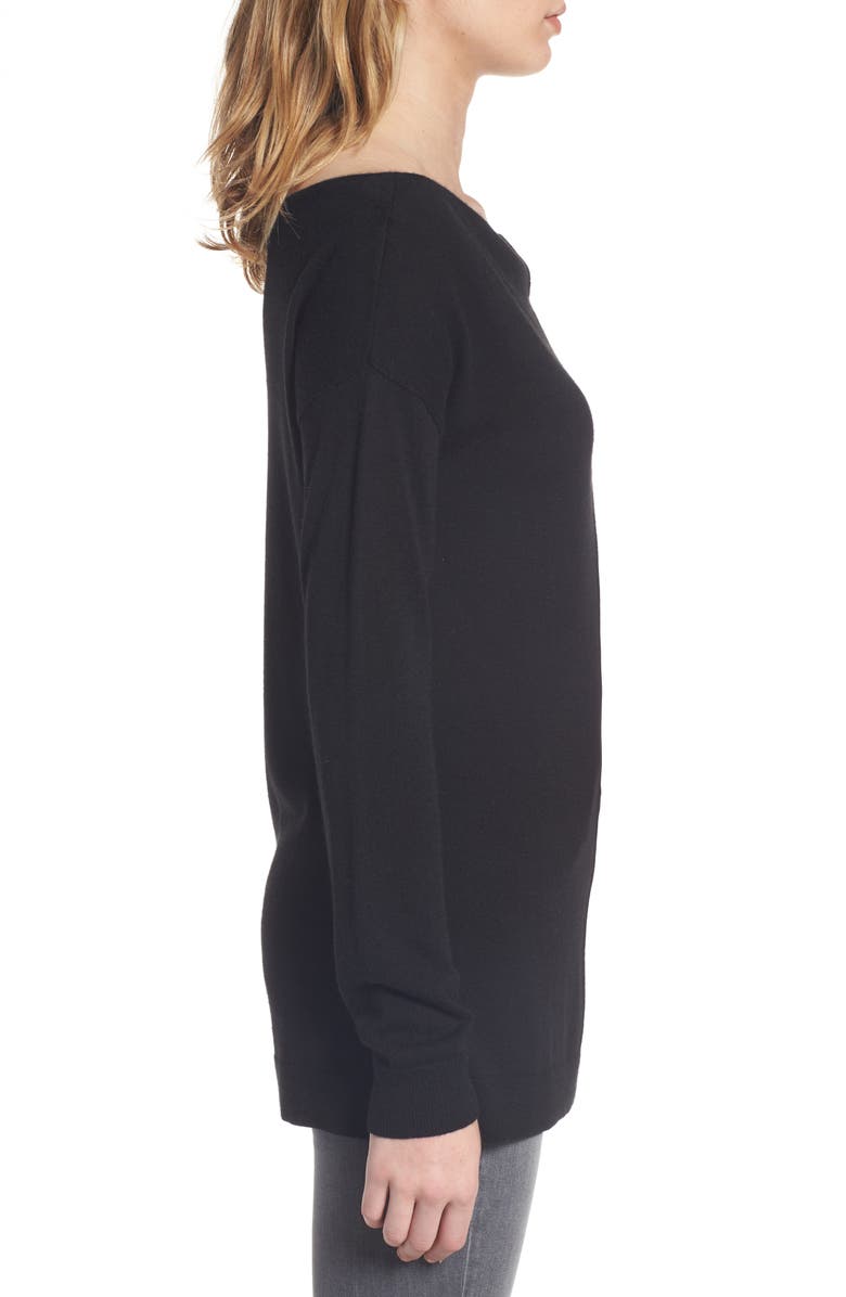 Trouvé Bateau Neck Sweater, Alternate, color,