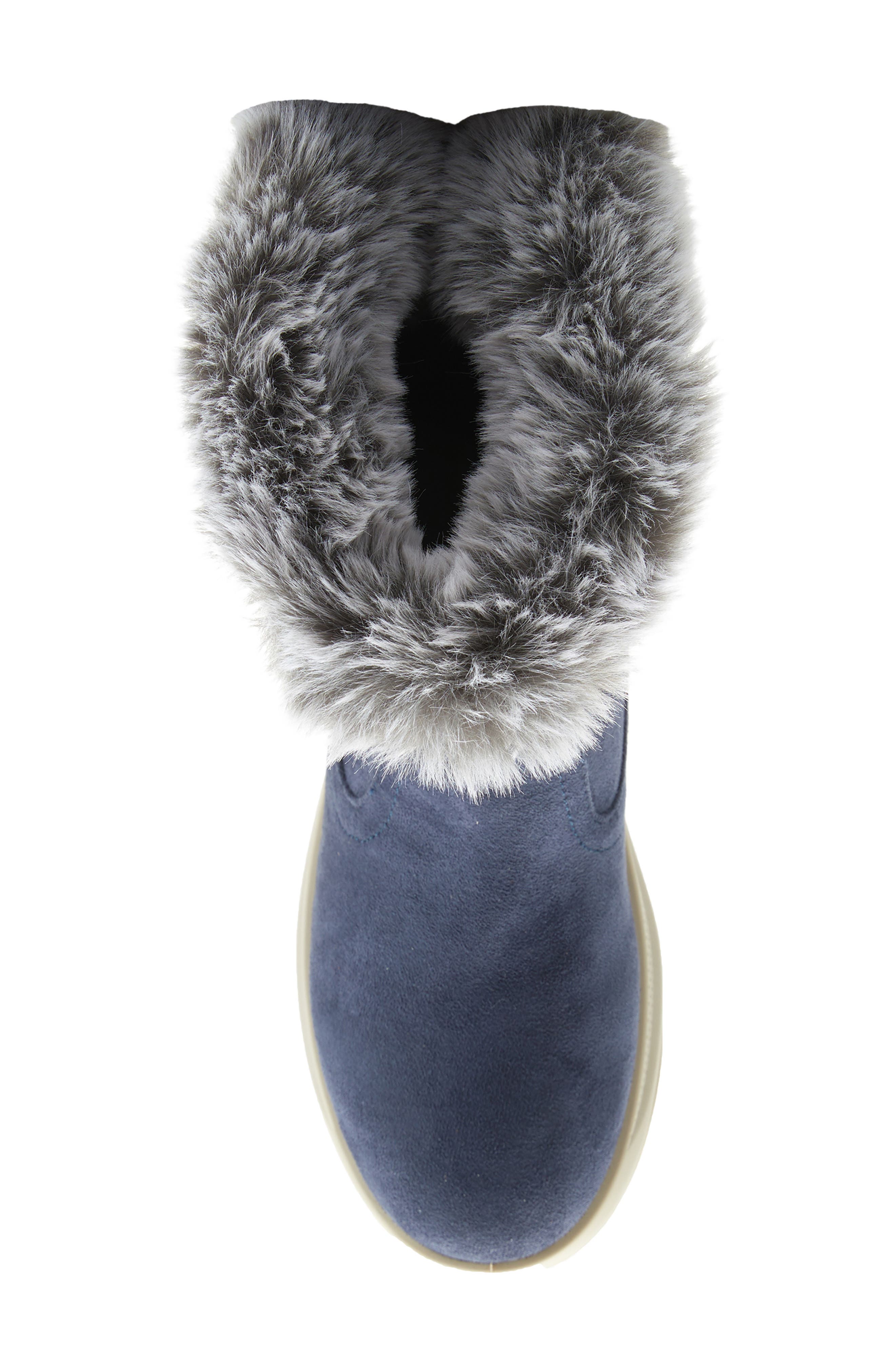 Flexus by Spring Step Snowbird Waterproof Faux Fur Trim Boot, Alternate, color, 